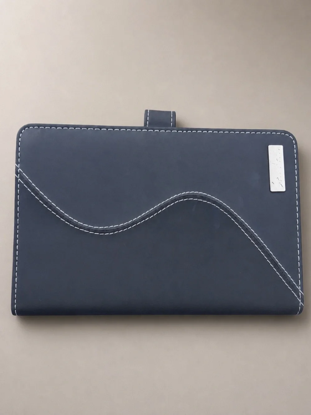 Dark Navy Leather clutch